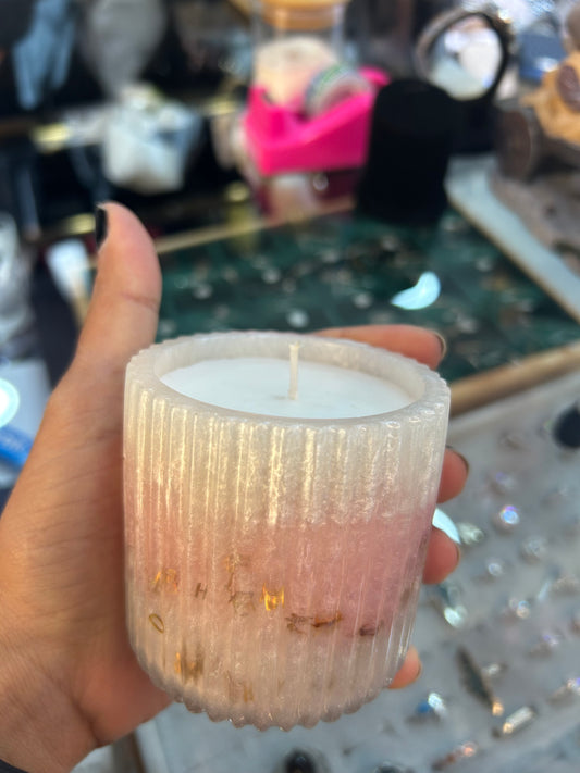 شمع معطر كاسة برائحة الفانيلا